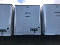 2016 Hyundai Dry Van Trailer, 53ft x 102in, with Hendrickson Air Ride suspension and swing doors, 295/75R 22.5 Tires, Model VC2530152-AJS, S/N 3H3V532