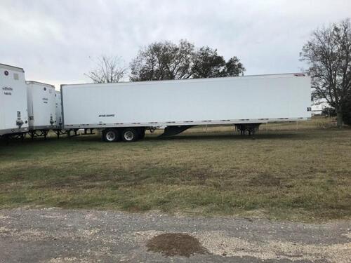 2014 Great Dane Dry Van Trailer, 53ft x 102in, with Hendrickson Air Ride suspension and swing doors, 295/75R 22.5 Tires, Model CS1-1314-01053, S/N 1GR