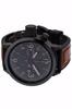 U-Boat Men's Flightdeck Auto Chrono Brown Alligator & Black Rubber Black Dial - UBOAT-7094 - New, With Box, Booklet Included - 3