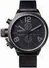 U-Boat Men's Classico Automatic Chronograph Black Leather Carbon Fiber Dial - UBOAT-2278 - New, With Box, Booklet Included