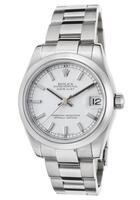 Rolex Women's Pre-Owned Datejust Stainless Steel White Dial - ROLEX-178240-2-PO - Previosly Owned, With Box, Booklet Included