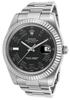 Rolex Men's Pre-Owned Datejust II Automatic SS Charcoal Dial Rolesor - ROLEX-116334-1-PO - Previosly Owned, With Box, Booklet Included