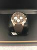 PORSCHE DESIGN P6620 M11 WATCH, 100M WATER RESISTANT, DARK BROWN RUBBER STRAP, S/N 256-038Condition: NewBox: With BoxPapers: Manual Included - 3