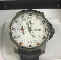 CORUM ADMIRAL CUP CHRONOMETER WATCH, 30 ATM, RUBBER STRAP, REFERENCE NO. 947.931.04/0371 AA12, S/N 1755888 - New, With Box, No Papers