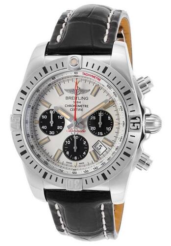 Breitling Men's Sp. Ed Chronomat 44 Airborne Auto Black Gen Crocodile Ivory Dial - BREITLING-AB01154G-G786LS - New, With Box, Manual and Papers Included