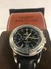 BREITLING TRANSOCEAN CHRONOGRAPH 38 WATCH, 100M WATER RESISTANT, LEATHER STRAP, MODEL: A41310, S/N 2785113 - New, With Box, Manual and Papers Included - 5