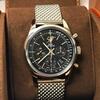 Breitling Transocean 38 Automatic Chronograph Stainless Steel Black Dial SS - BREITLING-A4131012-BC06 - New, With Box, Manual and Papers Included - 9