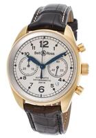 Bell & Ross Gold Vintage 126 - BELLROSS-BR-V126-YGP-CHA-PO - New, With Box, Booklet Included