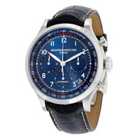 Baume & Mercier Blue Dial Chronograph Automatic Men's Watch - BAUME-MOA10065-SD - New, With Box, Manual Included