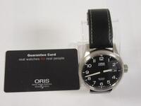 ORIS AUTOMATIC BIG CROWN PRO PILOT WATCH, 100M WATER RESISTANT, LEATHER STRAP, MODEL: 7698, S/N 03345530 - Previosly Owned, With Box, Manual & Registration Card Included