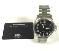 ORIS AUTOMATIC BIG CROWN PRO PILOT WATCH, FRONT SAPPHIRE CRYSTAL, 10 BAR/100M WATER RESISTANT, STAINLESS STEEL BAND, MODEL: 7698, S/N 3400307 - Store Display, With Box, Manual & Registration Card Included
