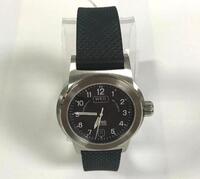 ORIS AUTOMATIC WATCH, FRONT SAPPHIRE CRYSTAL, 5 BAR, RUBBER STRAP, MODEL: 7500, (WATCH RUBBER STRAP IS TORN) - Previosly Owned, No Box, No Papers