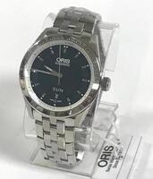 ORIS AUTOMATIC WATCH, ALL STAINLESS STEEL, FRONT SAPPHIRE CRYSTAL, 100M WATER RESISTANT, MODEL: 7662-01, S/N 3226517 - Store Display, With Box, Registration Card Included, No Manual