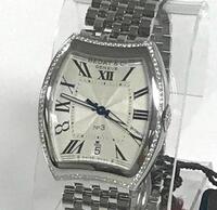 BEDAT & CO AUTOMATIC NO. 3 WOMEN'S WATCH, POLISHED STAINLESS STEEL, SET WITH 62 DIAMONDS, MODEL: 315.021.100.B, ( MISSING PIN) - Store Display, No Box, No Papers