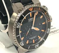 ORIS AUTOMATIC CARLOS COSTE LIMITED EDITION IV 0219/2000 WATCH, TITANIUM CASE, 500M WATER RESISTANCE, RUBBER STRAP, MODEL: 7709-71, S/N 3425936 - Previosly Owned, No Box, No Papers