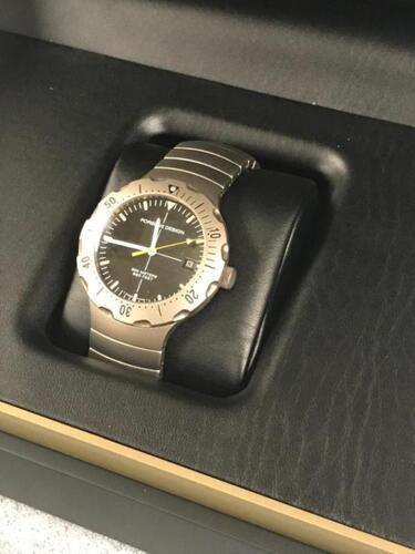 PORSCHE DESIGN AUTOMATIC WATCH, TITANIUM, 300M WATER RESISTANT, MODEL: 6501.10, S/N 101.871 - Store Display, With Box, Manual - No Papers