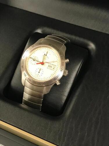 PORSCHE DESIGN AUTOMATIC WATCH, STAINLESS STEEL, 100M WATER RESISTANT, MODEL: 6605.41, S/N 143.351 - Store Display, With Box, Manual - No Papers