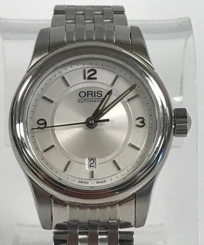 ORIS CLASSIC DATE WOMEN'S WATCH, STAINLESS STEEL, 5 BAR, FRONT SAPPHIRE CRYSTAL, MODEL: 7650.40, S/N 3030765 - Store Display, With Box, Registration Card Included, No Manual