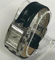 GEVRIL WOMEN'S WATCH, SAPPHIRE CRYSTAL, LEATHER STRAP, ALL STAINLESS STEEL, SWISS MADE - Store Display, No Box, No Papers