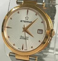 ETERNA GRACE TWO HANDS AUTOMATIC WOMEN'S WATCH, WHITE DIAL, 50M WATER RESISTANT, MODEL: 2944.55, S/N 322.800 - Store Display, No Box, Manual Included