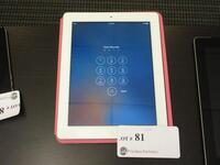 APPLE IPAD, MODEL: A1395, (LOCK)