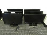 LOT (6) HP 23" LCD MONITORS, MODEL: 2311X