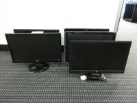 LOT (6) ASST'D HP 20" MONITORS