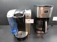 KEURIC SINGLE SERVE COFFEE MAKER, AND CUISINART COFFEE MAKER