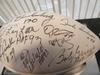 SIGNED MIAMI DOLPHINS FOOTBALL WITH PLASTIC CASE, PLUS DOLPHIN LUGGAGE - 5