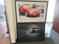 LOT (2) CAR PICTURE FRAMES