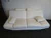 WHITE SOFA, LOVE SEAT, CHAIR, WHITE COFFEE TABLE - 2