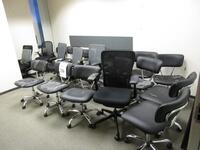 LOT ASST'D OFFICE CHAIRS, (MOST ARE DAMAGE)