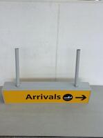 Illuminated ceiling mounted sign, square box construction, H225mm, W1025mm, D150mm.
