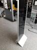 Free standing display sign, steel and plastic sheet, H1800mm, W500mm, D390mm - 3