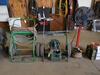 (LOT) ASST'D WELDING EQUIPMENT, (2) WELDING CYLINDER CARTS WITH ASST'D VALVES, TORCHES, HOSES AND RELLCRAFT STAND WITH HOSE AND TORCH