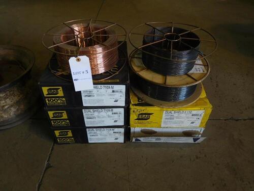 ASST'D ESAB AND RADNOR .045 MIG WIRE SPOOLS