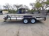 2015 TRIPLE CROWN BUMPER PULL UTILITY TRAILER, 14 FT. LONG, 7 FT. WIDE, TANDEM AXLE, VIN# 1XNU616T2F1060475, (TRAILER NO. C-4) - DELAYED PICK UP 3-09-2018 - 4