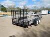 2015 TRIPLE CROWN BUMPER PULL UTILITY TRAILER, 14 FT. LONG, 7 FT. WIDE, TANDEM AXLE, VIN# 1XNU616T2F1060475, (TRAILER NO. C-4) - DELAYED PICK UP 3-09-2018 - 6