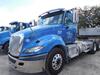 2015 INTERNATIONAL MODEL PROSTAR+ 122 6X4 NON-SLEEPER CONVENTIONAL, CUMMINS ISX15 ENGINE, 450 H.P., ENGINE BRAKE, EATON FULLER 8 SPEED TRANSMISSION WITH LOW LOW, 46,000 LB. REAR ENDS, FULL SCREW, AIR RIDE SUSPENSION WITH DUMP VALVE, DUAL 80 GALLON FUEL TA - 6