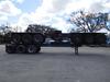 1973 FRUEHAUF STEEL JEEP, STEEL CROSSMEMBERS, AIR RIDE SUSPENSION, TRI-AXLE, 22.5 LOW PROFILE TIRES, STEEL DISC WHEELS (SHOP BUILT) WITH 1972 FRUEHAUF STEEL HYDRAULIC 3+3 STEERABLE DOLLY, 36 FT. LONG, 96 INCHES WIDE, SPRING SUSPENSION, 2 FT. TONGUE, PONY - 4