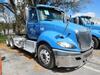 2015 INTERNATIONAL MODEL PROSTAR+ 122 6X4 NON-SLEEPER CONVENTIONAL, CUMMINS ISX15 ENGINE, 450 H.P., ENGINE BRAKE, EATON FULLER 8 SPEED TRANSMISSION WITH LOW LOW, 46,000 LB. REAR ENDS, FULL SCREW, AIR RIDE SUSPENSION WITH DUMP VALVE, DUAL 80 GALLON FUEL TA - 2