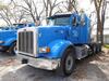 2015 PETERBILT MODEL 367 CONVENTIONAL, 36 INCH FLAT TOP SLEEPER, CUMMINS ISX15 500V ENGINE, 500 H.P., ENGINE BRAKE, EATON FULLER 18 SPEED TRANSMISSION, 20,000 LB. FRONT AXLE, 46,000 LB. REAR ENDS, FULL SCREW, AIR LIFT PUSHER AXLE, AIR RIDE SUSPENSION WITH - 3