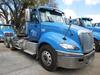 2015 INTERNATIONAL MODEL PROSTAR+ 122 6X4 NON-SLEEPER CONVENTIONAL, CUMMINS ISX15 ENGINE, 450 H.P., ENGINE BRAKE, EATON FULLER 8 SPEED TRANSMISSION WITH LOW LOW, 46,000 LB. REAR ENDS, FULL SCREW, AIR RIDE SUSPENSION WITH DUMP VALVE, DUAL 80 GALLON FUEL TA - 2