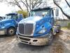 2016 INTERNATIONAL MODEL PROSTAR+ 122 NON-SLEEPER CONVENTIONAL, CUMMINS ISX15 ENGINE, 450 H.P., DEF TANK, 8LL TRANSMISSION, 46,000 LB. REAR ENDS, FULL SCREW, AIR RIDE SUSPENSION, DUAL ALUMINUM FUEL TANKS, SLIDING 5TH, HEADACHERACK, 208 INCH WHEEL BASE, 11 - 3