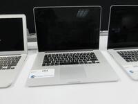 15.4 MACBOOK PRO/2.2GHZ/16GB/256GB FLASH S/N C02NWBRBG3QC, MODEL: A1398, (SCRATCH SCREEN), NO AC, (2ND FLOOR)