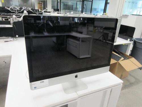 27" APPLE IMAC, SCREEN HAS VERTICAL LINES, SER: W89526Y85RU (NO OPERATING SYSTEM)â€ (2ND FLOOR)