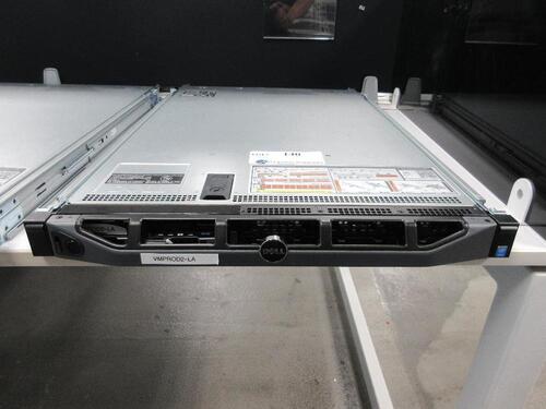 DELL POWEREDGE R630 (2) INTEL XEON E502630V3 2.4GHZ, 16 X 16GB RAM, 2 X 400GB HD, (NO OPERATING SYSTEM)â€ (2ND FLOOR)