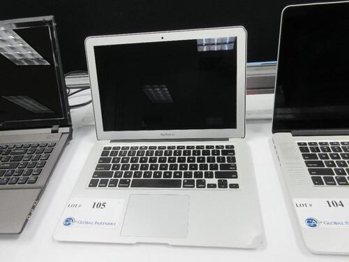 13" MACBOOK AIR, S/N C02K2501DRVC, MODEL: A1466, (DENTS ON RIGHT FRONT CORNERS), NO AC, (2ND FLOOR)