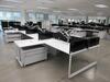 STEELCASE 8 PERSON WORK STATION W/ 8 CABINETS AND NO CHAIRS 24' X 11' X 29", (2ND FLOOR) - 2