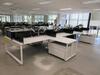 STEELCASE 8 PERSON WORK STATION W/ 8 CABINETS AND NO CHAIRS 24' X 11' X 29", (2ND FLOOR) - 2